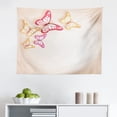 thumbnail image 1 of Butterfly Tapestry, Various Colorful Butterflies Watercolor Style Wild Nature Bohemian Design Print, Fabric Wall Hanging Decor for Bedroom Living Room Dorm, 2 Sizes, Multicolor, by Ambesonne, 1 of 1