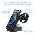 thumbnail image 6 of 3-in-1 Wireless Charging Stand - 4.17"x3.07" Foldable 15W Fast Charger for Phone Watch Earbuds, Desk Organizer with Type-C Cable, 6 of 6