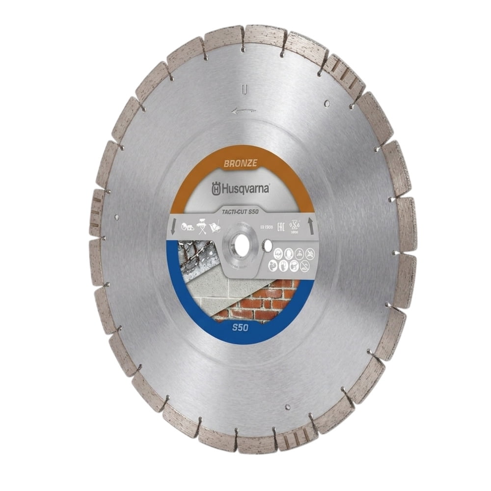 Husqvarna 12 in. D X 1 in. Tacti-Cut S50 Plus Diamond Circular Saw Blade 1 pc
