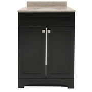 Monterrey 25" Black Coffee Vanity with Mohave Beige Granite Top