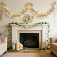 thumbnail image 4 of Pastel Easter Garland - Resilient Plastic Decor with Tinsel & Confetti, 2m Long for Festive Decorating, 4 of 9