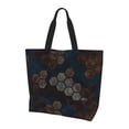 thumbnail image 1 of ZICANCN Abstract Vintage Honeycomb Tote Bag , Grocery Bags Reusable Shopping Bags with Handles Durable Foldable Washable for Women Men, 1 of 8