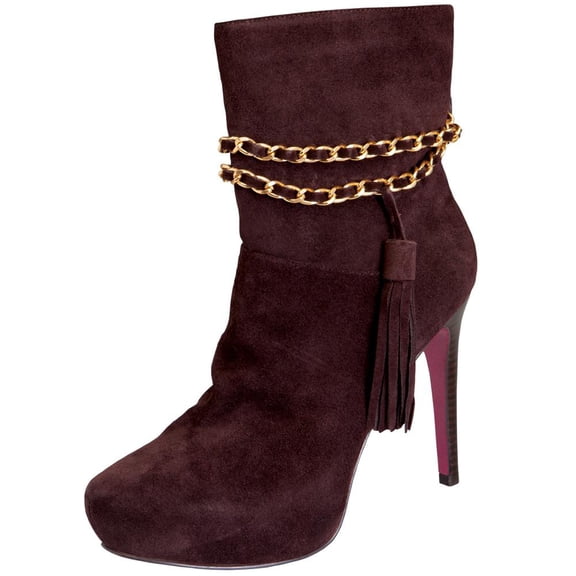 Paris Hilton Footwear - Alisha - Brown Suede - 7.5