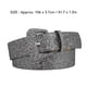 thumbnail image 2 of Women's Retro Sequin Belt PU Adjustable Elegant Wide Shiny Party Belt Silver Gray One Size, 2 of 3