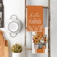 thumbnail image 4 of Sm:)e Floral Hello Pumpkin Fall Leaves Orange Thanksgiving Kitchen Dish Towels 18x26 Inch Set of 2, 4 of 6