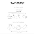 thumbnail image 3 of Dainolite 3 Light Track Light in Satin Chrome, 3 of 3