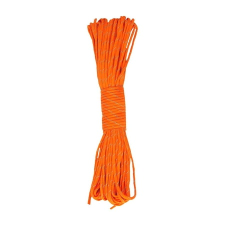 

Fovolat Reflective Parachute Cord|100% Nylon Lanyard Tents Rope|31M Utility Parachute Cord for Camping Tent Outdoor Packaging Great for Bracelets and Lanyards