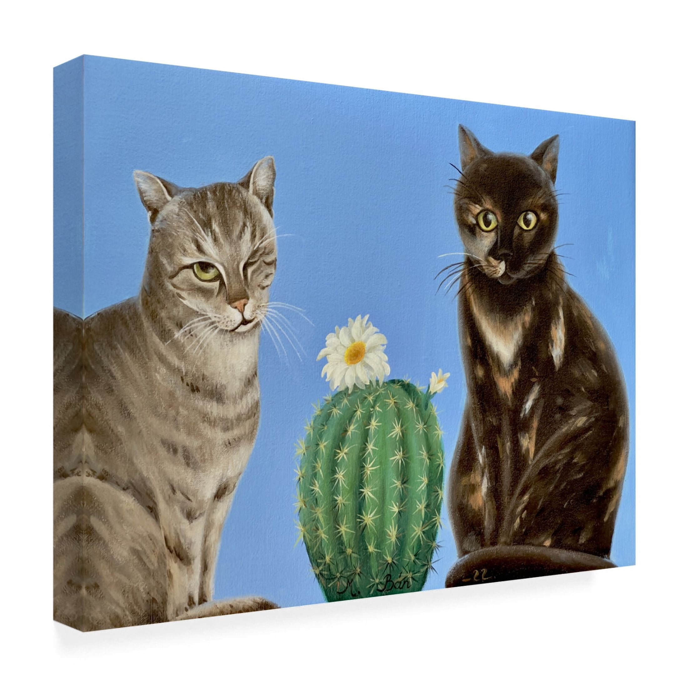 Magdolna Ban 'Discord, 2022' Canvas Art - 19 x 14 Inches