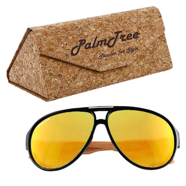 Gafas para Sol VentDepot PalmTree Extreme Gold UV400 Polipropileno Madera de Bambú