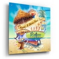 thumbnail image 2 of Epic Art 'Shore Good Time Boat' by James Mazzotta, Acrylic Glass Wall Art, 24"x24", 2 of 8