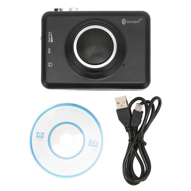 Los reproductores de casetes actualizan el convertidor portátil de cinta USB a MP3 con parlantes desmontables para computadoras portátiles y grabadoras de CD