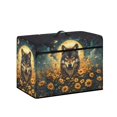 thumbnail image 2 of HELLHERO Wolf Sunflower Pattern Sewing Machine Cover Portable Easy to Clean 17.7x8.6x12.5 Inch Polyester Material, 2 of 8