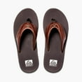 thumbnail image 4 of Reef  Men's Leather Fanning Lux Brown , 7 M US, 4 of 4
