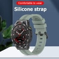 thumbnail image 4 of Reemplazo de correa de reloj inteligente de silicona para Galaxy Watch5 (20 mm gris verde) Likrtyny Para estrenar, 4 of 8
