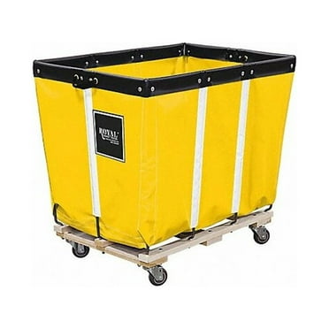 Royal Basket Trucks Basket Truck,12 Bu. Cap.,Yellow,36 In. L G12-YYW-PMA-3UNN