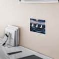 thumbnail image 5 of Yayeee Toggle Light Switch Wall Plate 2-Gang 4.56"x4.48" Decorative Outlet Cover, Ocean Waves, 5 of 7