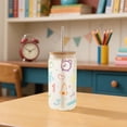 thumbnail image 6 of Hello Hobby Glass Tumblers with Bamboo Lids and Straws, Crafting, 18 fl oz, 2 Pack, 6 of 6