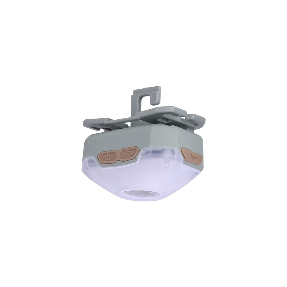 Claymore Heady2 (Mint Gray) - Rechargeable LED Headlamp Flashlight, Lightweight for Camping, Running, Hiking, Emergency & Industrial Use. USB-C Charging, Up to 40 Hours Battery Life, Waterproof.