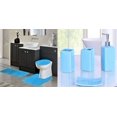 thumbnail image 1 of 7pc Non Slip Mat Rug for bathroom Hunter green Color #6 Ultra Soft Chenille 1 Mat 1 Contour Mat  1 Lid Cover  4pc Ceramic Accessories, 1 of 3