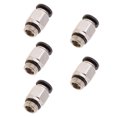 thumbnail image 4 of 5pcs Acoplamiento Rápido para Manguera Neumáticos Conectores de Recambios - Plata DPC-G-C6-G01 Sunnimix Instalación de tubo de manguera de agua de aire, 4 of 8