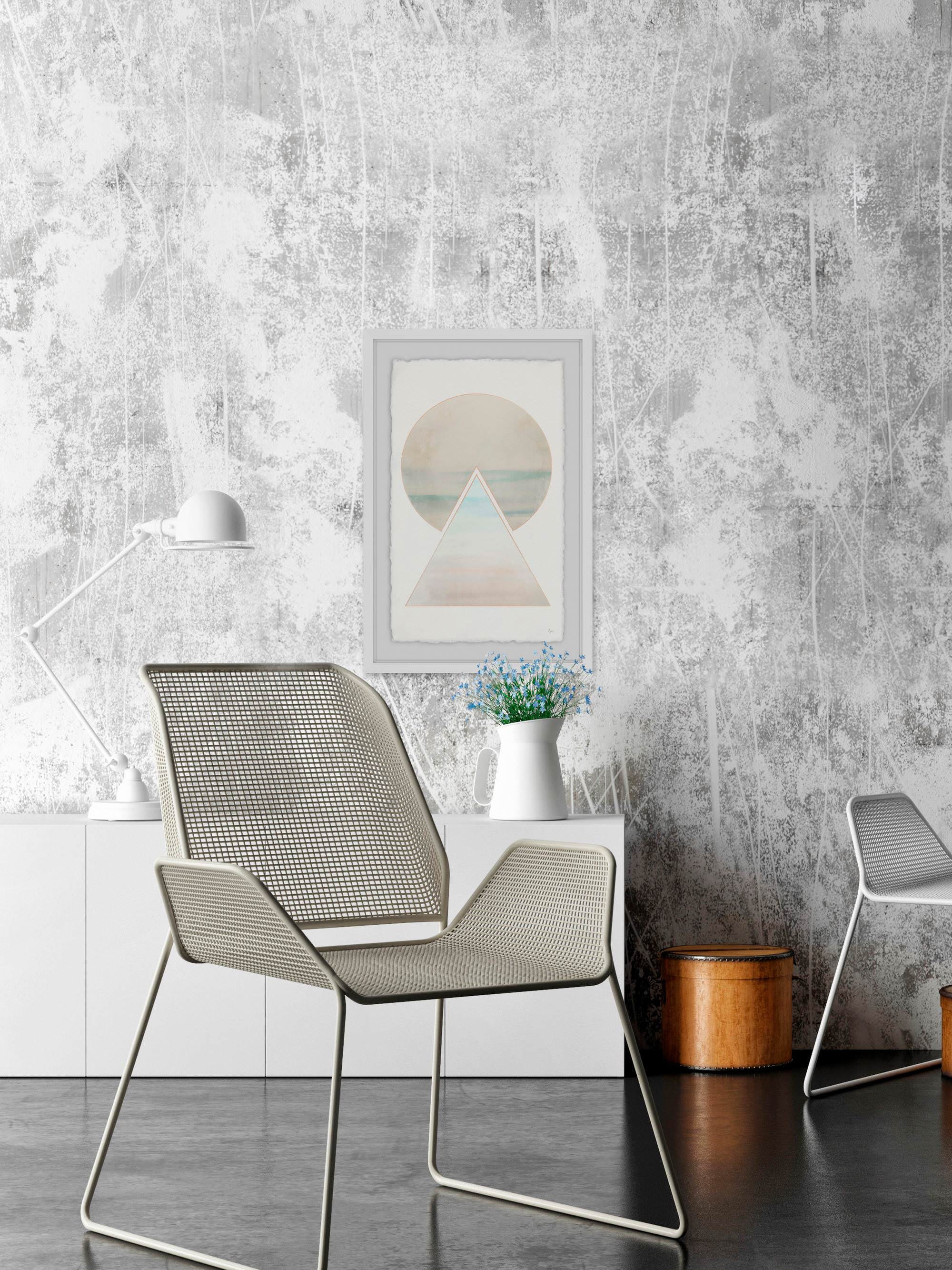 Sunset Clouds Framed Painting Print