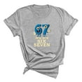 thumbnail image 2 of Funny 67 Cartoon Women’s T‑Shirt – Six Seven Number Graphic Tee for Women, 2 of 5