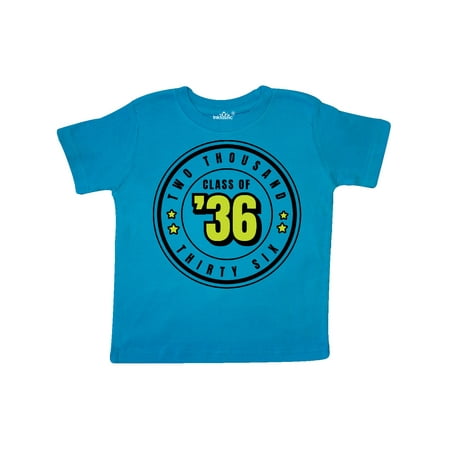 

Inktastic Class of 2036 in Black Circle with Stars Gift Toddler Boy or Toddler Girl T-Shirt