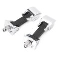 thumbnail image 2 of Chrome Hood Catch Kit Latch Locking Bracket Holder for JK 2007-2017 Accessories, 2 of 5