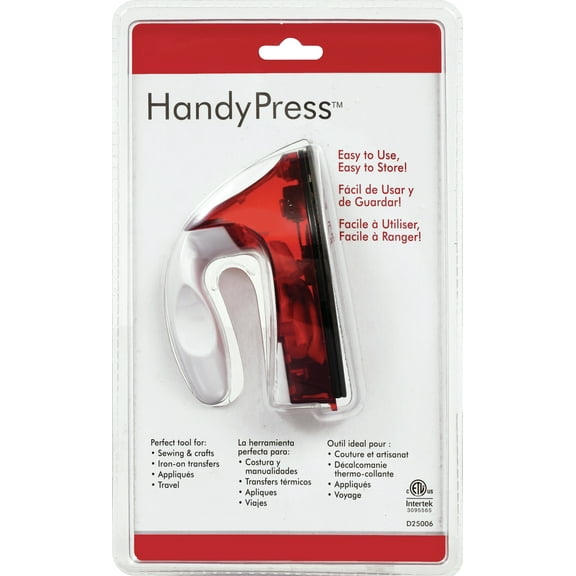 SINGER Handy Press Mini Travel Iron for Sewing, Quilting, and Crafting