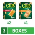 thumbnail image 2 of Club Crackers, Lunch Snacks, Snack Crackers, Variety Pack (3 Boxes), 2 of 3