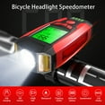 thumbnail image 3 of Bike Lights LEDs Cycling Headlight with 130dB Horn Speaker USB Rechargeable 5 Light Modes for Outdoor Riding Cycling, 3 of 10