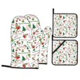 thumbnail image 1 of Cute Cartoon Oven Mitts Pot Holders Set Non-Slip Cooking Kitchen Gloves Washable Heat Resistant Oven Gloves For Microwave Bbq Baking Grilling-Kitchen Accessories, 1 of 5