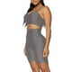 thumbnail image 5 of Pantalones cortos Prolriy para mujer, para entrenamiento, gimnasio, elásticos, de ciclismo, de cintura alta, deportivos, color gris, talla S, 5 of 8