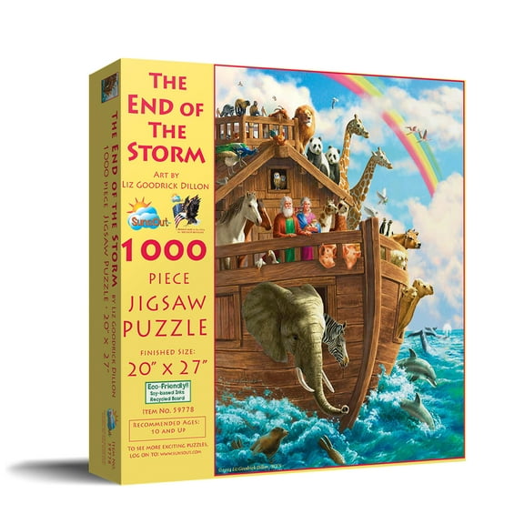 SUNSOUT INC - The End of the Storm - 1000 pc Jigsaw Puzzle by Artist: Liz Goodrick Dillon - Finished Size 20" x 27" - MPN# 59778
