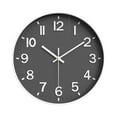 thumbnail image 2 of Modern Silent Wall Clock 12 Inch, Battery Operated Non-Ticking Analog Clock with Minimalist Design for Kitchen, Bedroom, Office, Home, 2 of 6