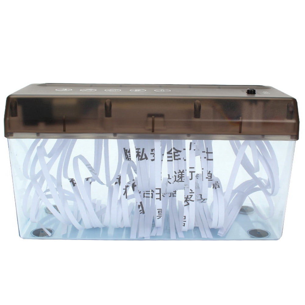 USB Electric Dual Purpose Paper Shredder Desktop Mini Financial Bill A4 Paper Shredder Paper Cutter for Home Office