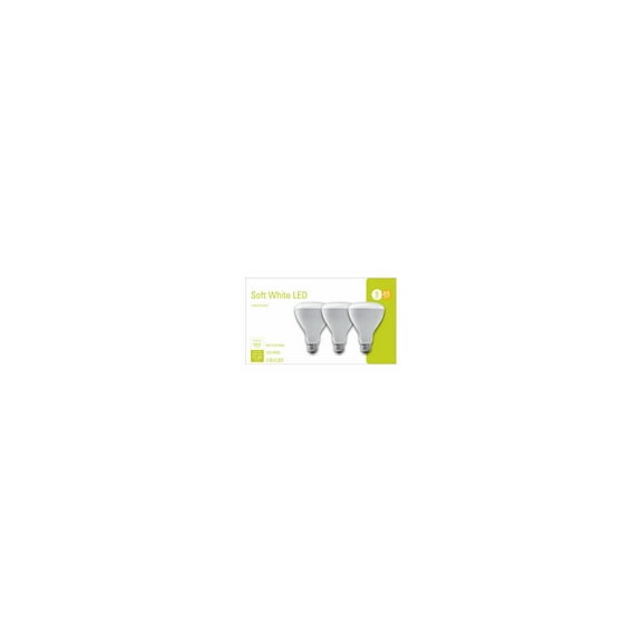 G E Lighting 32605 LED Indoor Flood Light Bulb, BR 30, 9-Watts, 3-Pk. - Quantity 2