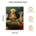 thumbnail image 2 of Nawypu   Animal Canvas Print RePro Dressed Dogs Playing Mahjong, 2 of 5