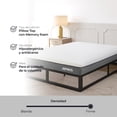 thumbnail image 3 of Colchón en Caja King ATMA SMOOTH TOP Memory Foam Altura 29cm Atma Smooth Top, 3 of 8