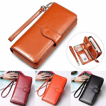 Fashion Women Leather Long Wallet Card Holder Handbag | Walmart Canada