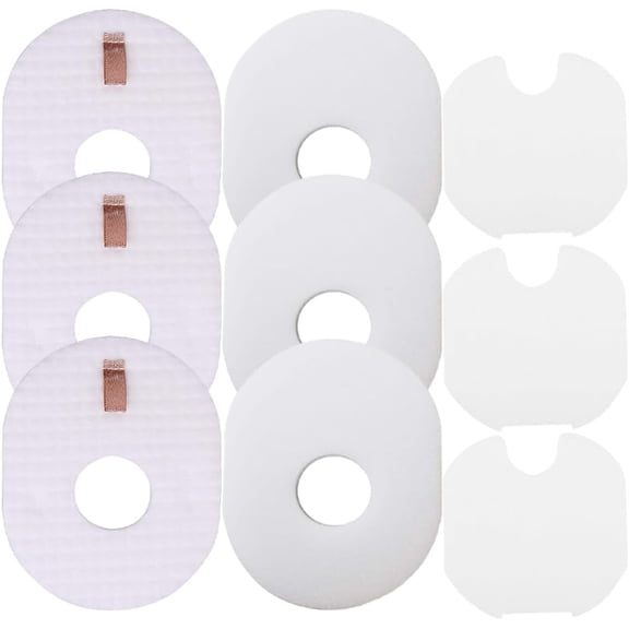 3 Post   3 Foam & Felt Filters Kit Replacement for Shark Rocket Ultra-Light Vacuum HV292, HV300, HV300W, HV301, HV302, HV303, HV305, HV308, HV310, UV450 Part XFFV300
