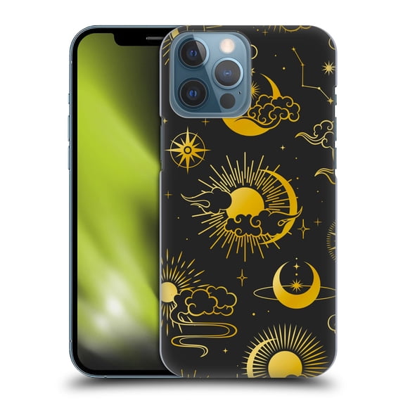 Head Case Designs Officially Licensed Haroulita Magick - Tarot - Mystical Sun Moon Stars Hard Back Case Compatible with Apple iPhone 13 Pro Max