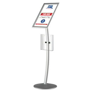 14”W x 11H Sign Holder Landscape Frame Retail POP Display Stand
