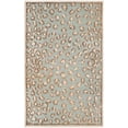 thumbnail image 1 of Safavieh Paradise Collection PAR84-347 Stone and Aqua Viscose Area Rug (4' x 5'7"), 1 of 8