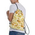 thumbnail image 3 of Drawstring Backpack - potato chips fries Splash Proof Small Drawstring Gym Bag for Women Men, Cinch Sports String Bag Backpack for Travel Swimming Beach, 3 of 8