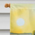 thumbnail image 3 of Nebraska Goldenrod in Watercolor House Flag 28 in x 40 in, 3 of 5