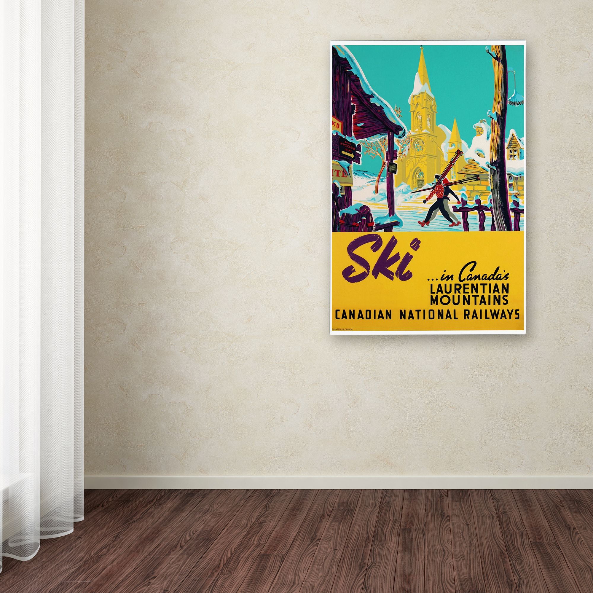 Trademark Fine Art 'Laurentian' Canvas Art by Vintage Lavoie