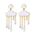 thumbnail image 1 of Elegant Cloud Shaped Dangle Earrings with Sparkling Rhinestone for a Feminine Style, 1 of 5