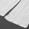 thumbnail image 5 of Qiylii Women See Through Mesh Pants Party Club Elastic High Waist Wide Leg Pant, 5 of 6