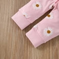 thumbnail image 5 of NIEWTR Toddler Baby Girl Fall Clothes Contrast Color Long Sleeve Sweatshirt Tops and Pants or Skirt Set 2Pcs Winter Outfits, 5 of 9